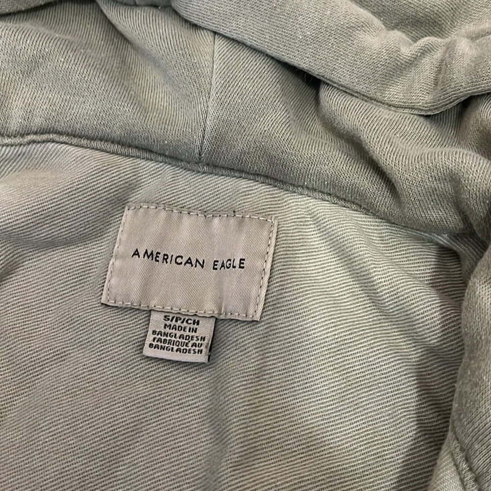 AEO // Green Button Jacket - Picture 4 of 6